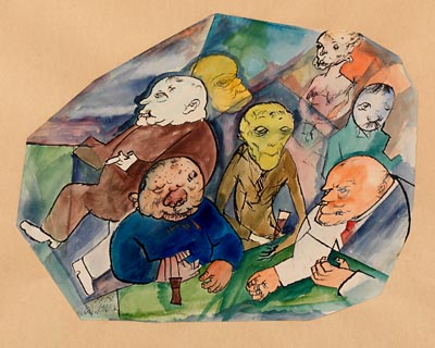 George Grosz Caricatures