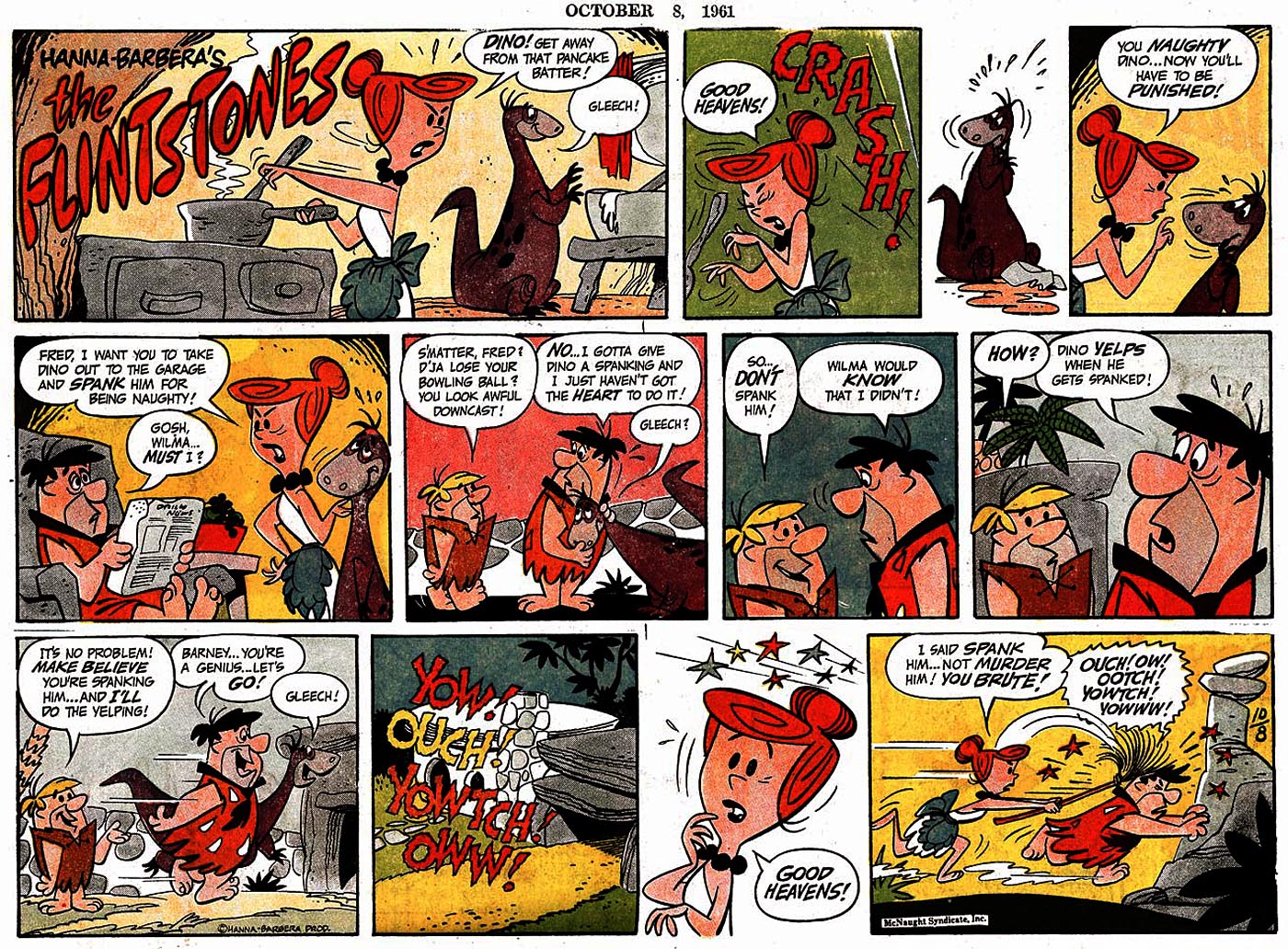 Inbetweens: Gene Hazelton's Flintstones Comic Strip