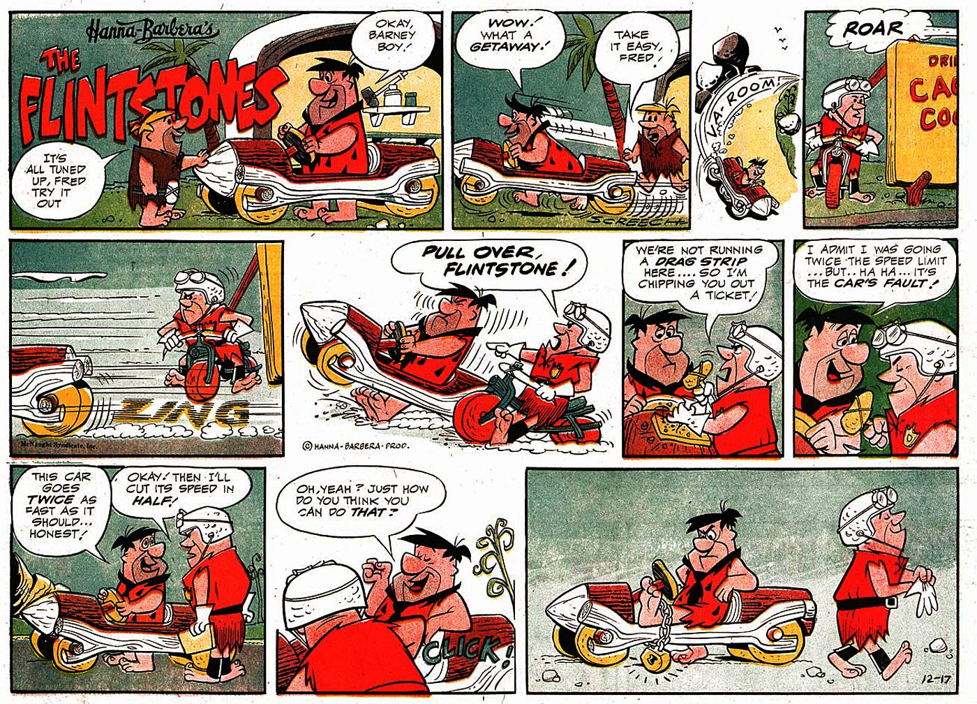 Inbetweens: Gene Hazelton's Flintstones Comic Strip