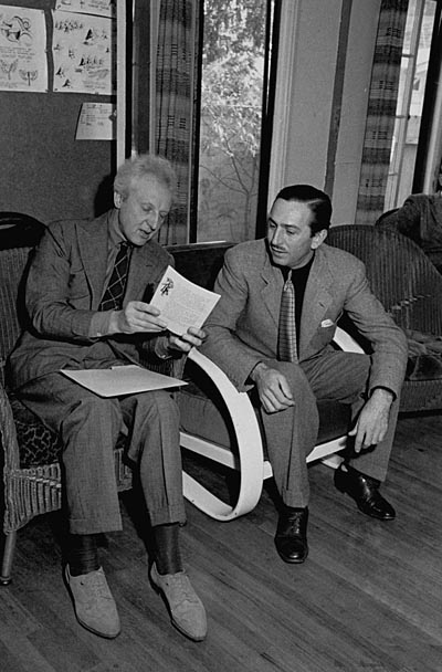 Leopold Stokowski and Walt Disney