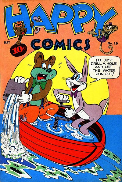 Funny Animal Comic Book Cover