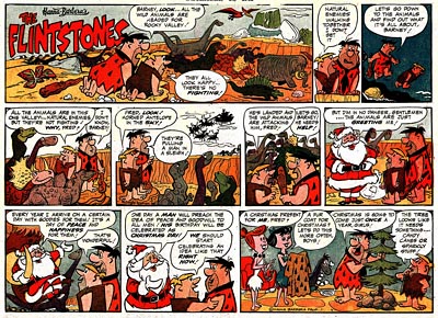 Gene Hazelton Flintstones Comic Strip