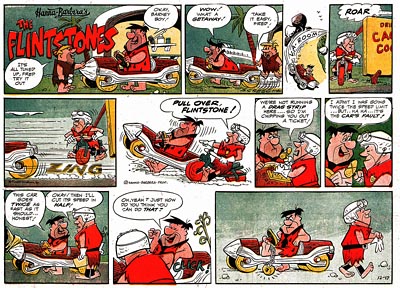 Gene Hazelton Flintstones Comic Strip