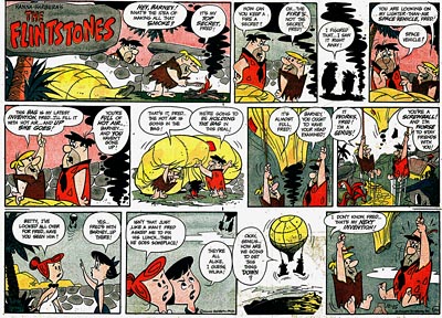 Gene Hazelton Flintstones Comic Strip