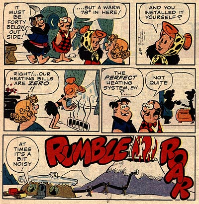 Gene Hazelton Flintstones Comic Strip