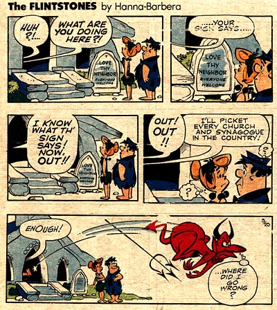 Gene Hazelton Flintstones Comic Strip