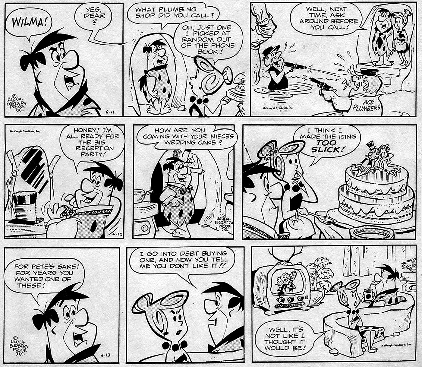 Flintstones Comic Strip