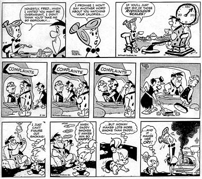 Gene Hazelton Flintstones Comic Strip