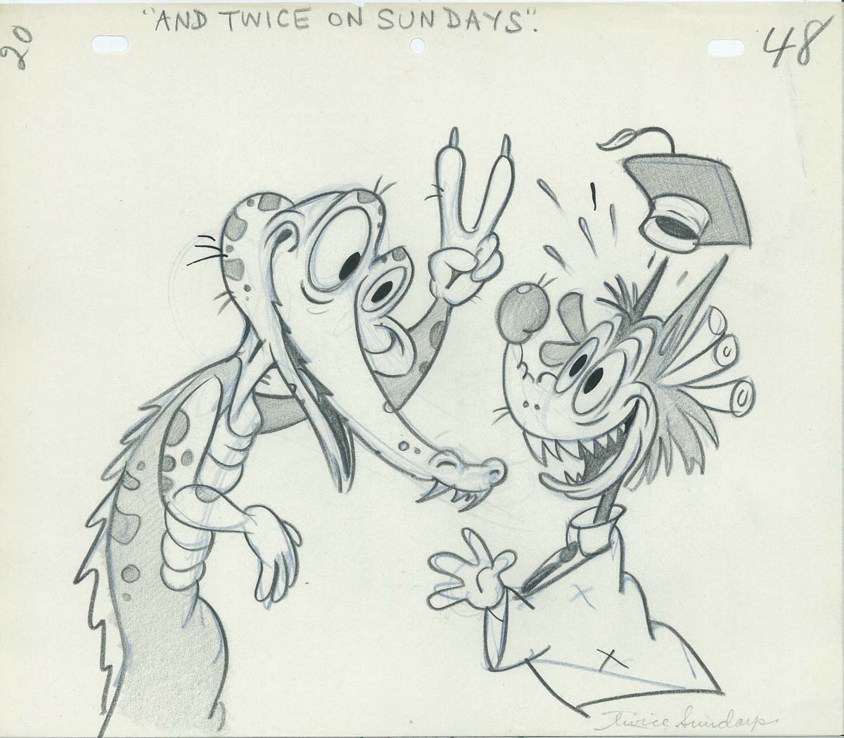 Story: Terry-Toons Storyboard by Jim Tyer - AnimationResources.org ...