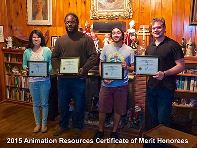 2015 Certificate of Merit Honorees