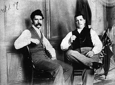 Bernhard Gillam and Grant Hamilton in 1889